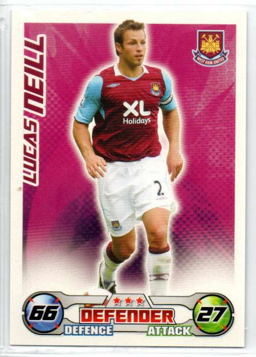 Topps Match Attax PL 2008/2009 - West Ham United - 25 Cards