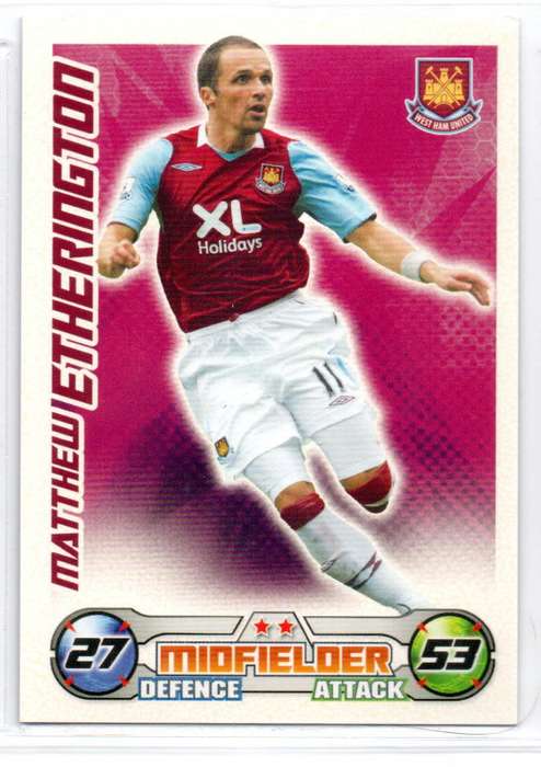 Topps Match Attax PL 2008/2009 - West Ham United - 25 Cards