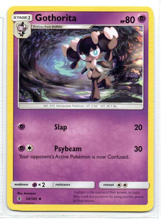 2017 Pokemon - Guardians Rising - Gothorita 53/145 Uncommon