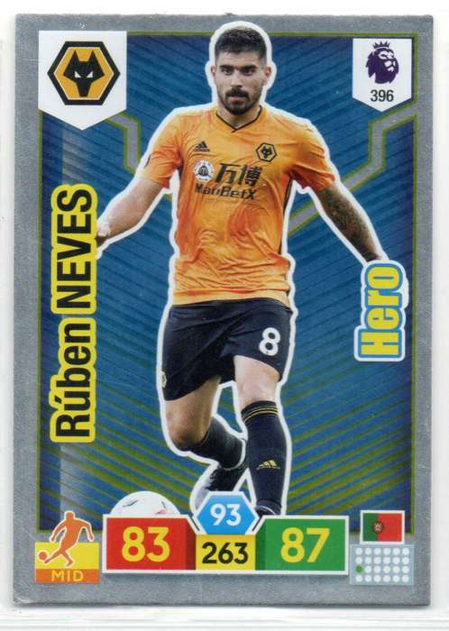Panini Premier League 2019/20 / XL Adrenalyn - Wolverhampton Wanderers - 5 Cards