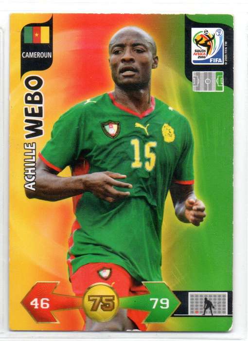Panini FIFA World Cup 2010 / XL Adrenalyn - Cameroun - 2 Cards