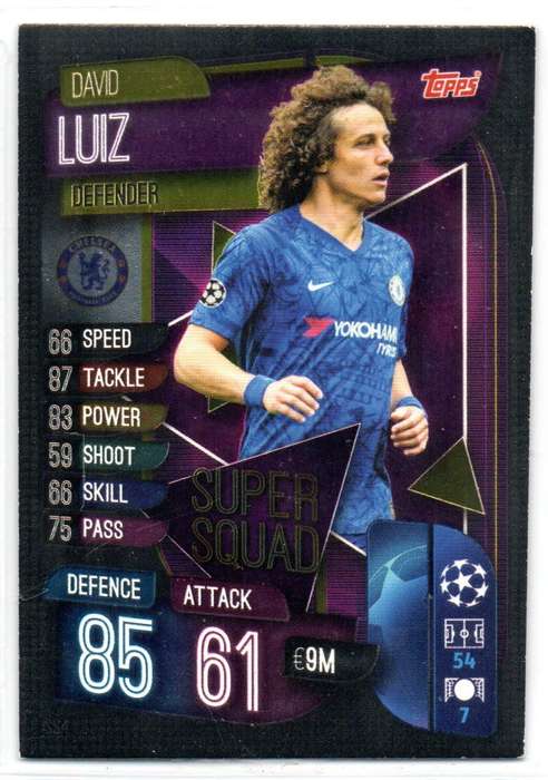 Topps Match Attax UEFA Champions League International 2019/20 - SS4 - David Luiz - Chelsea