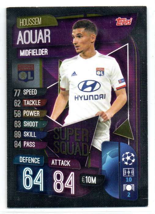 Topps Match Attax UEFA Champions League International 2019/20 - SS6 - Houssem Aouar - Olympique Lyon