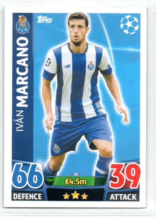 Topps Match Attax UEFA Champions League English 2015/16 Ivan Marcano - Porto #20
