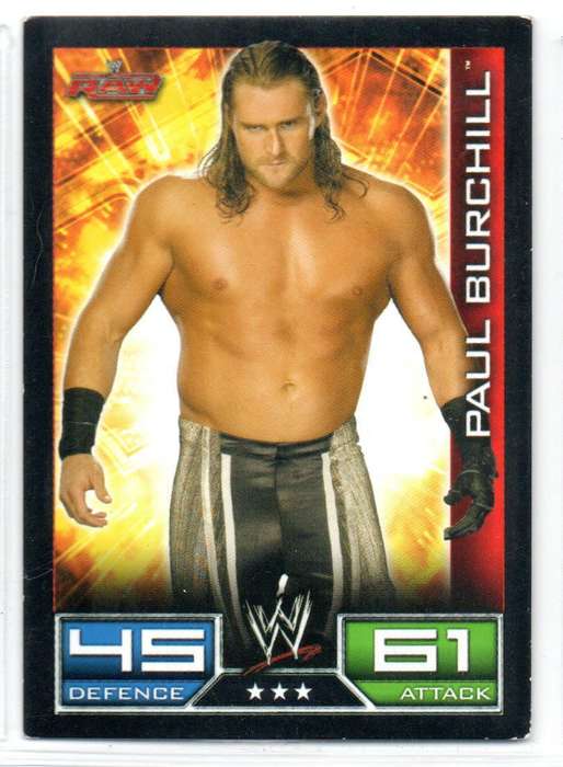 Topps Slam Attax Raw 2008 Paul Burchill