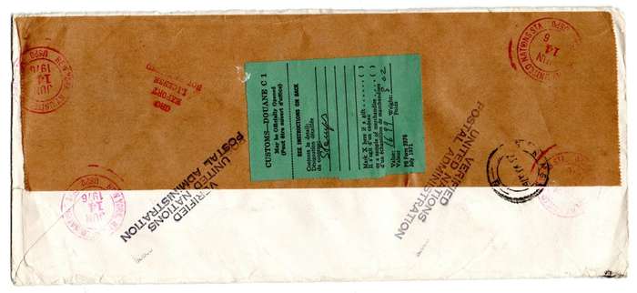 1976 United Nations UN VN NY Namibia Direct Responsibility Commemorative Cover