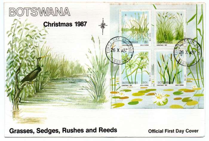 1987 Botswana Christmas FDC