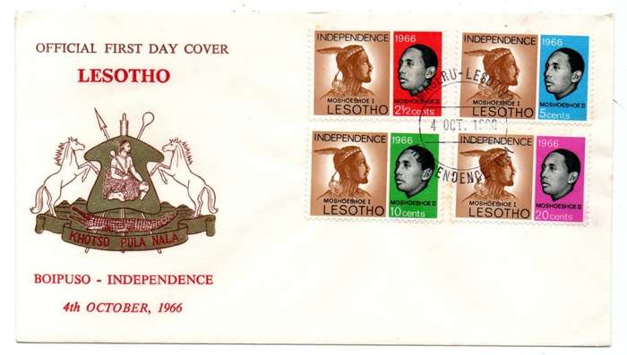 1966 Lesotho Independence FDC