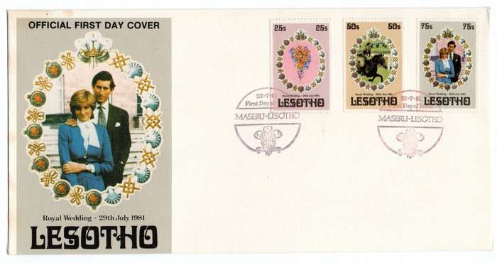 1981 Lesotho Royal Wedding FDC