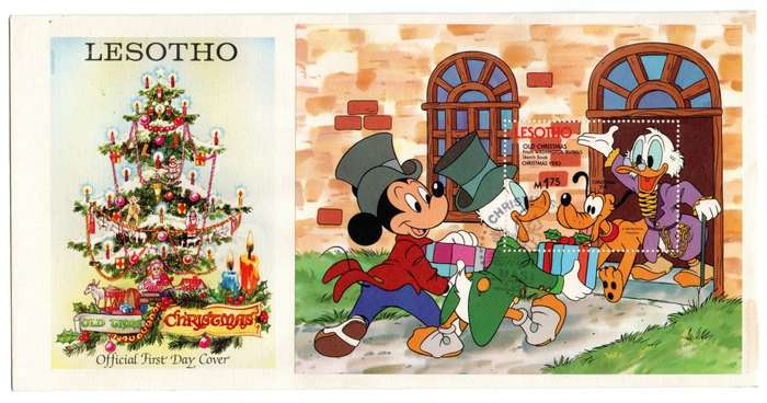 1983 Lesotho Christmas FDC *Maxi
