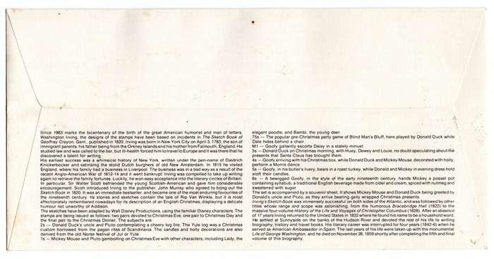 1983 Lesotho Christmas FDC *Maxi