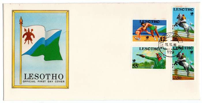 1988 Lesotho Seoul Olympics FDC