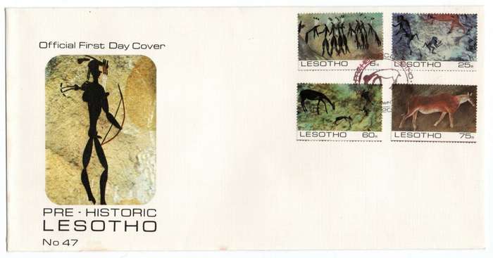 1983 Lesotho Pre-Historic Lesotho FDC 47