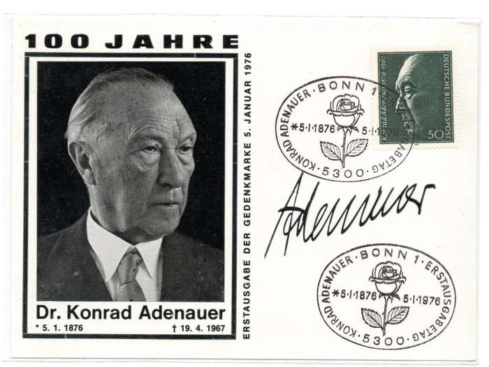 1976 Germany 100 Jahre Famous People FDC card