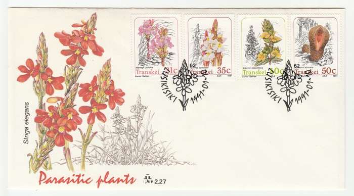 1991 Transkei Parasitic Plants FDC 2.27