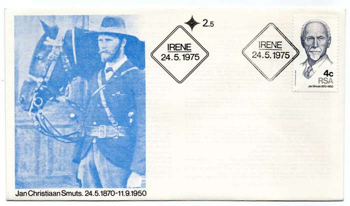 1975 RSA Jan Christiaan Smuts FDC 2.5