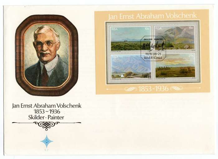 1978 RSA J.E.A Volschenk FDC S2