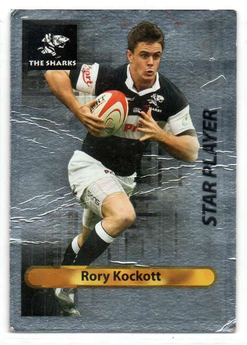 Big Ball Rugby Trading Cards 2009 Currie Cup The Sharks - Rory Kokott