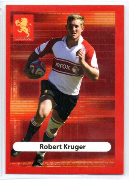 Big Ball Rugby Trading Cards 2009 Currie Cup Lions - Robert Kruger