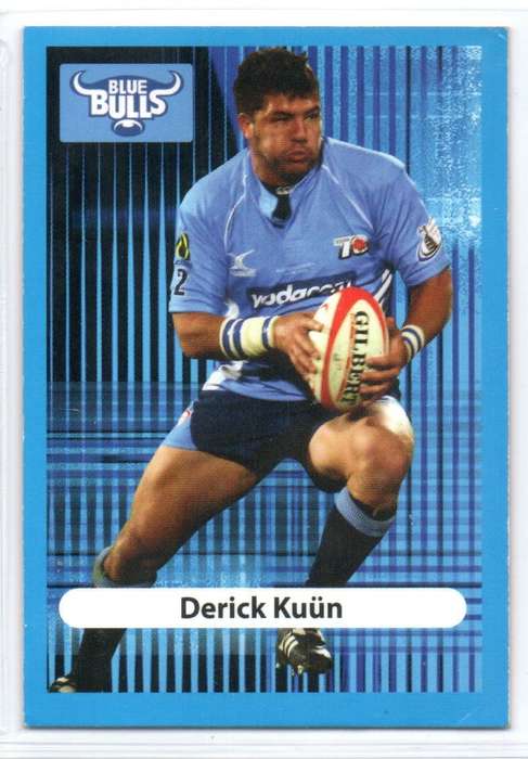 Big Ball Rugby Trading Cards 2009 Currie Cup Blue Bulls - Derick Kuun