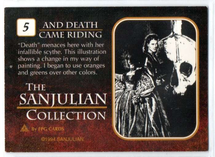 FPG Cards 1994 The Sanjulian Collection - 5 And Death Came Riding