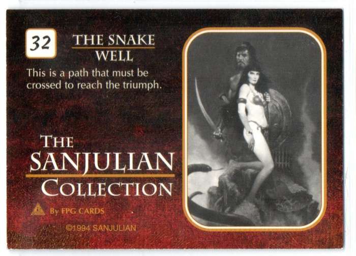 FPG Cards 1994 The Sanjulian Collection - 32 The Snake Well