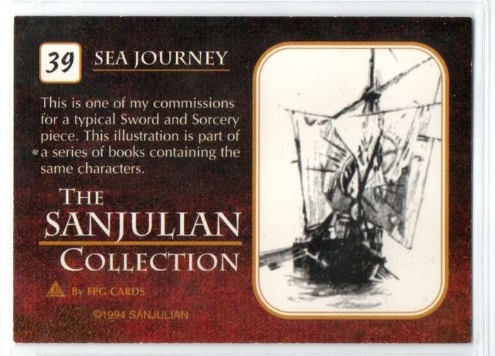 FPG Cards 1994 The Sanjulian Collection - 39 Sea Journey