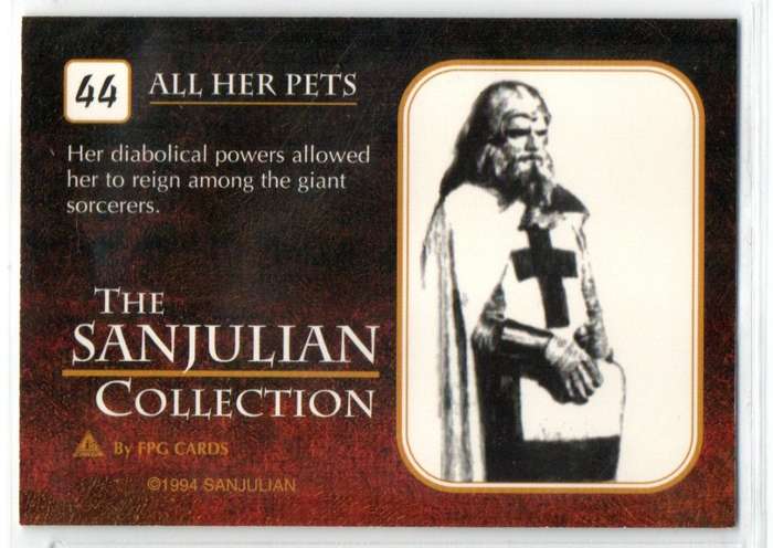 FPG Cards 1994 The Sanjulian Collection - 44 All Her Pets