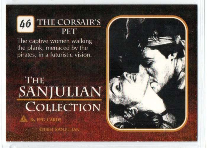 FPG Cards 1994 The Sanjulian Collection - 46 The Corsair`s Pet