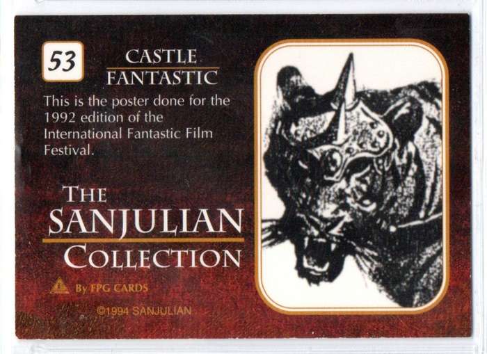 FPG Cards 1994 The Sanjulian Collection - 53 Castle Fantastic