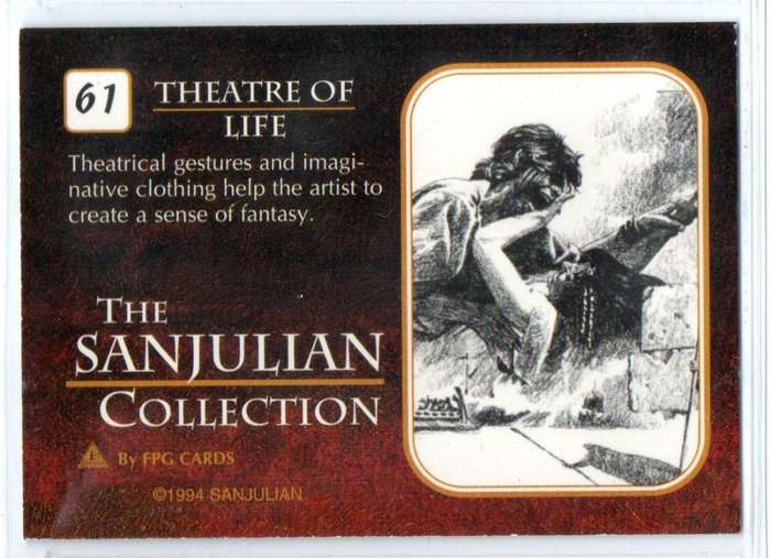 FPG Cards 1994 The Sanjulian Collection - 61 Theatre Of Life