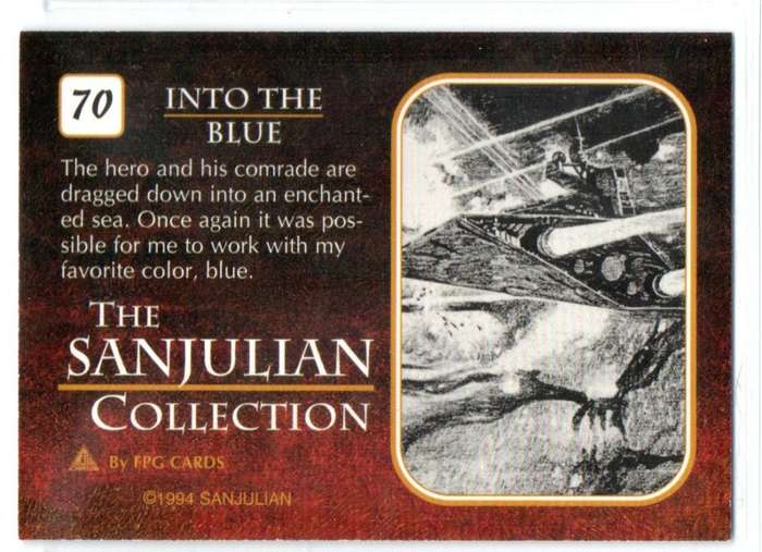 FPG Cards 1994 The Sanjulian Collection - 70 Into The Blue