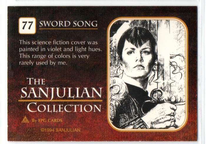 FPG Cards 1994 The Sanjulian Collection - 77 Sword Song