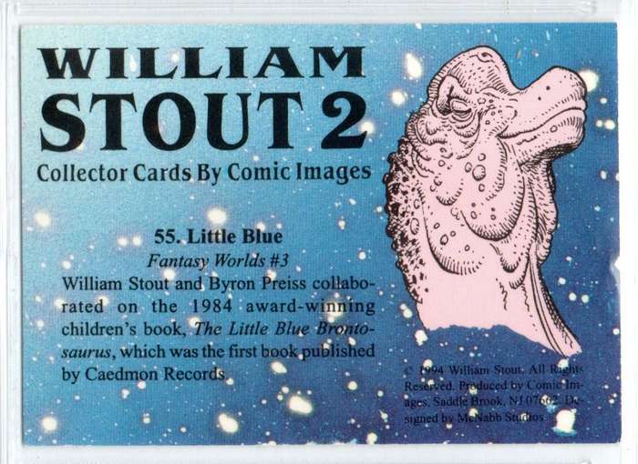 Comic Images 1994 William Stout 2 - 55 Little Blue Fantasy World #3