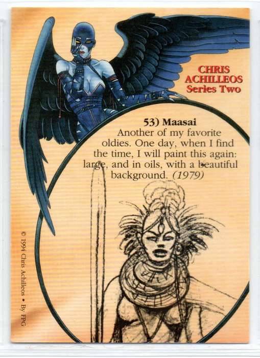 FPG Cards 1994 Chris Achilleos Series Two - 53 Maasai