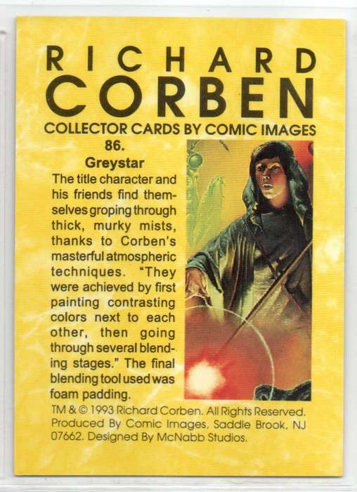 Comic Images 1993 Richard Corben - 86 Greystar