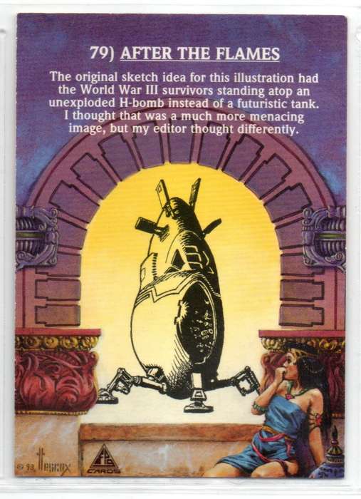 FPG 1993 Fantasy Art of Richard Hescox - 79 After the Flames