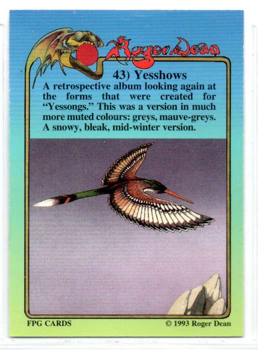 FPG Cards 1993 Roger Dean - 43 Yesshows