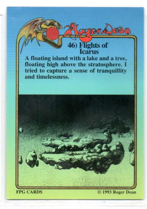 FPG Cards 1993 Roger Dean - 46 Flights of Icarus