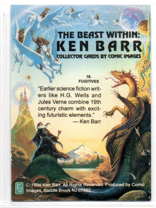 Comic Images 1994 The Beast Within: Ken Barr - 18 Fugitives