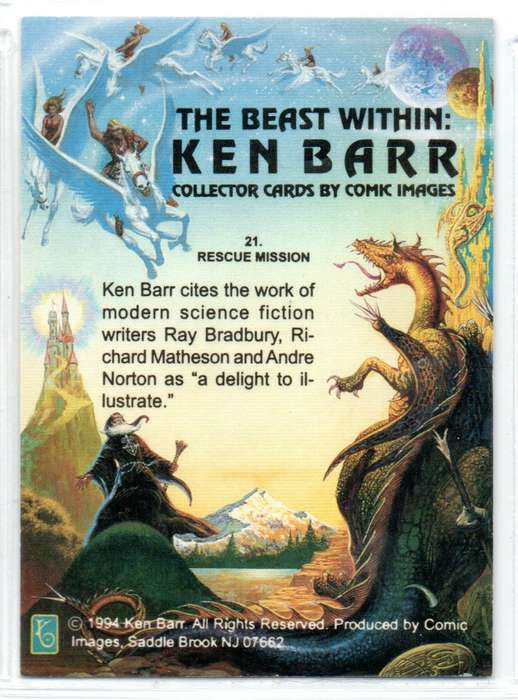 Comic Images 1994 The Beast Within: Ken Barr - 21 Rescue Mission