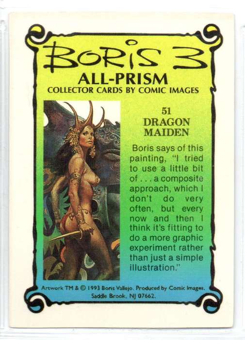 Comic Images 1993 Boris 3 All-Prism - 51 Dragon Maiden