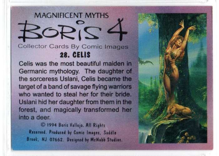 Comic Images 1994 Boris 4 Magnificent Myths - 28 Celis