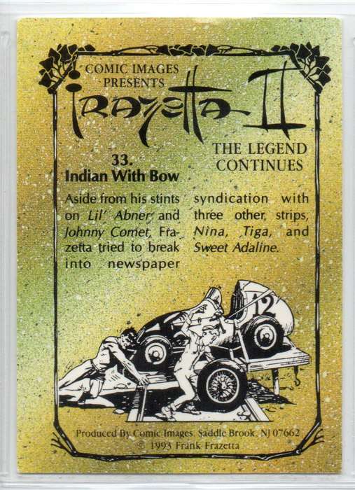 Comic Images 1993 Frazetta II The Legend Continues - 33 Indian with Bow