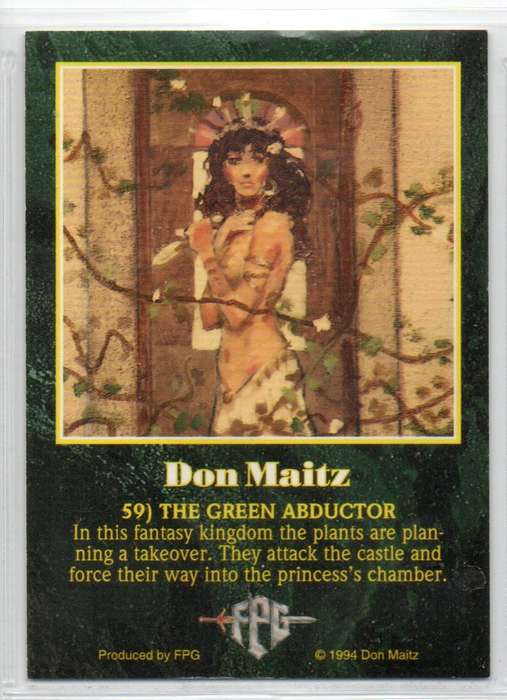 FPG 1994 Don Maitz - 59 The Green Abductor