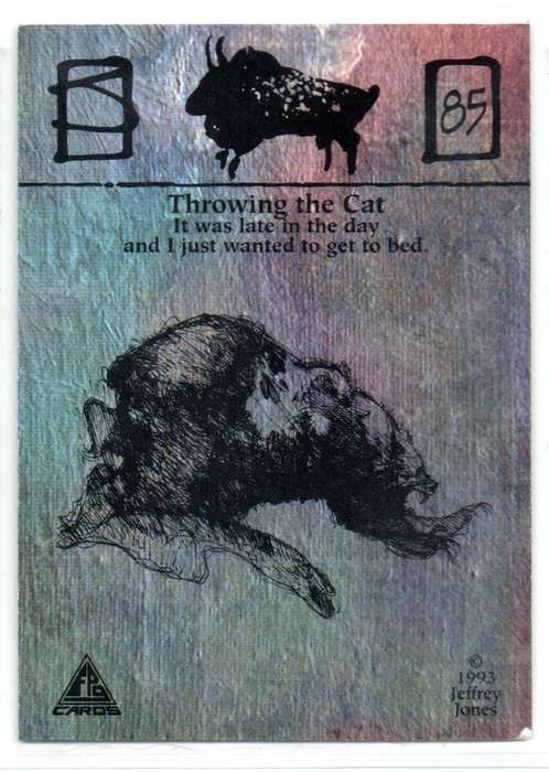 FPG Cards 1993 Jeffrey Jones - 85 Throwing the Cat