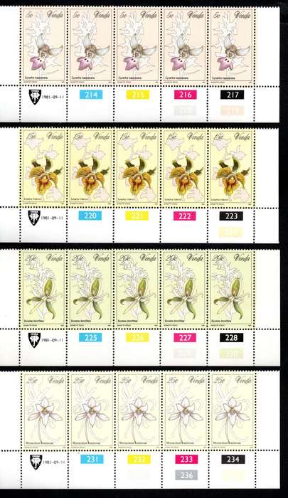 Venda 1981/09/11 Orchids Control Block Set