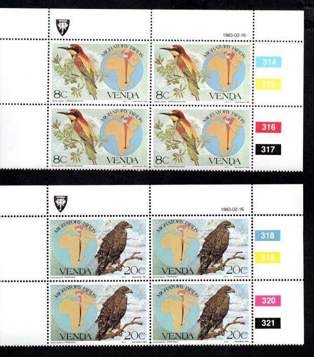 Venda 1983/02/16 Migratory birds Control Block Set