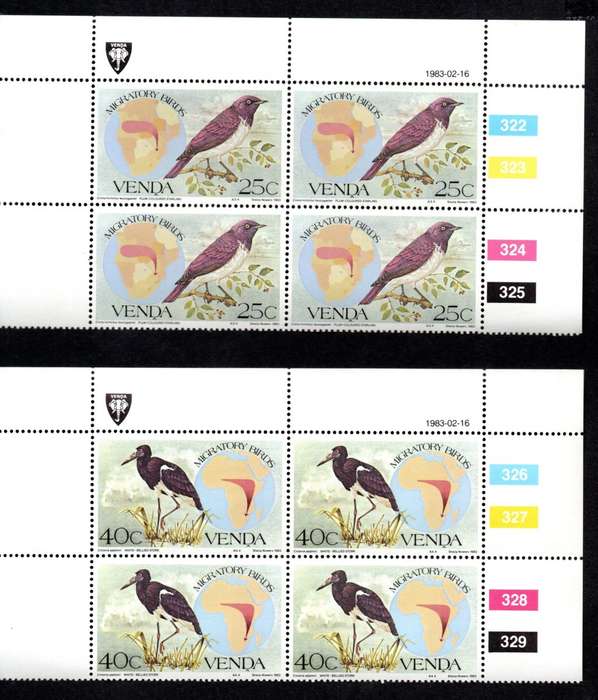 Venda 1983/02/16 Migratory birds Control Block Set