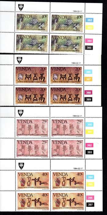 Venda 1984/02/17 History of writing (3rd issue) Control Block Set